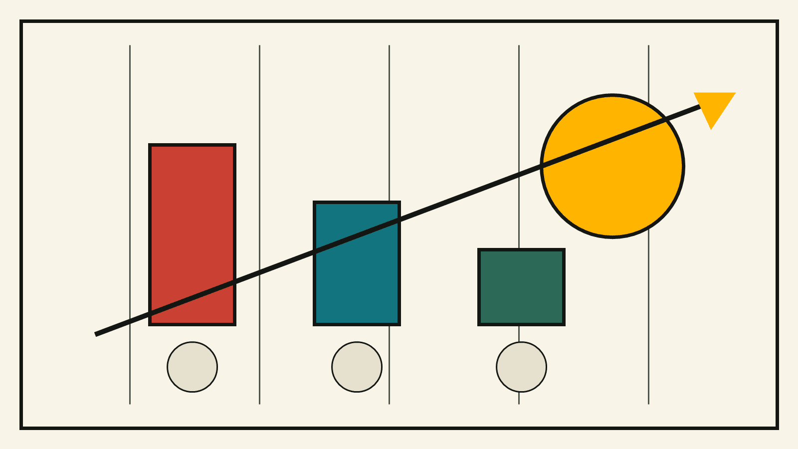 A retro cost comparison chart with descending bars, model tokens, and a rising launch marker.