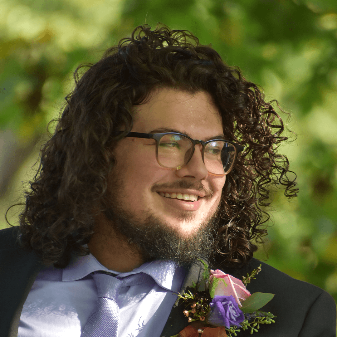 Vladislav Zhirnov smiling outdoors